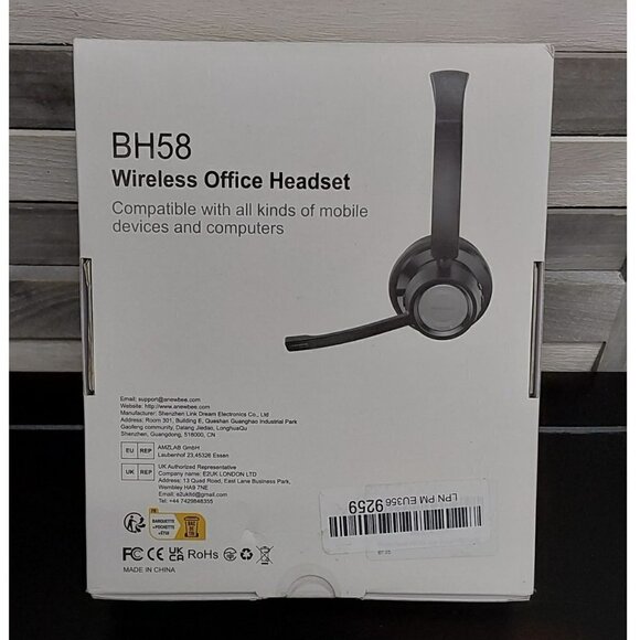 Wireless Headset with Microphone Noise Cancelling  | New bee - Picture 2 of 11